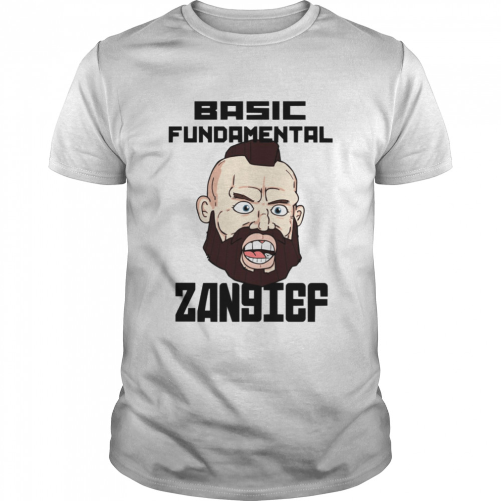 Basic Fundamental Zangief Street Fighter shirt