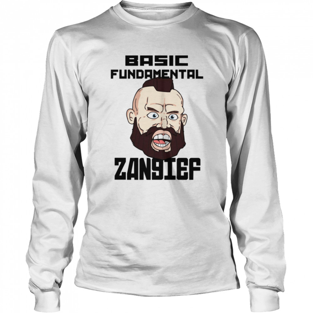 Basic Fundamental Zangief Street Fighter Shirt Long Sleeved T Shirt