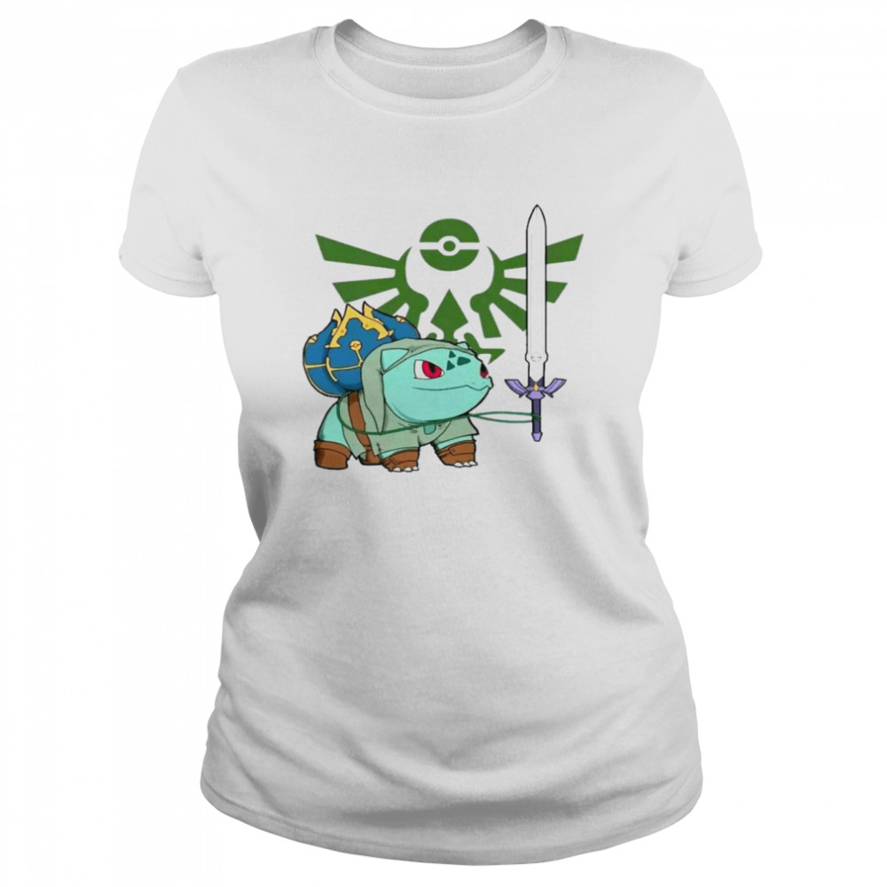 Bulbasaur Pokemon Character Shirt Classic Womens T Shirt