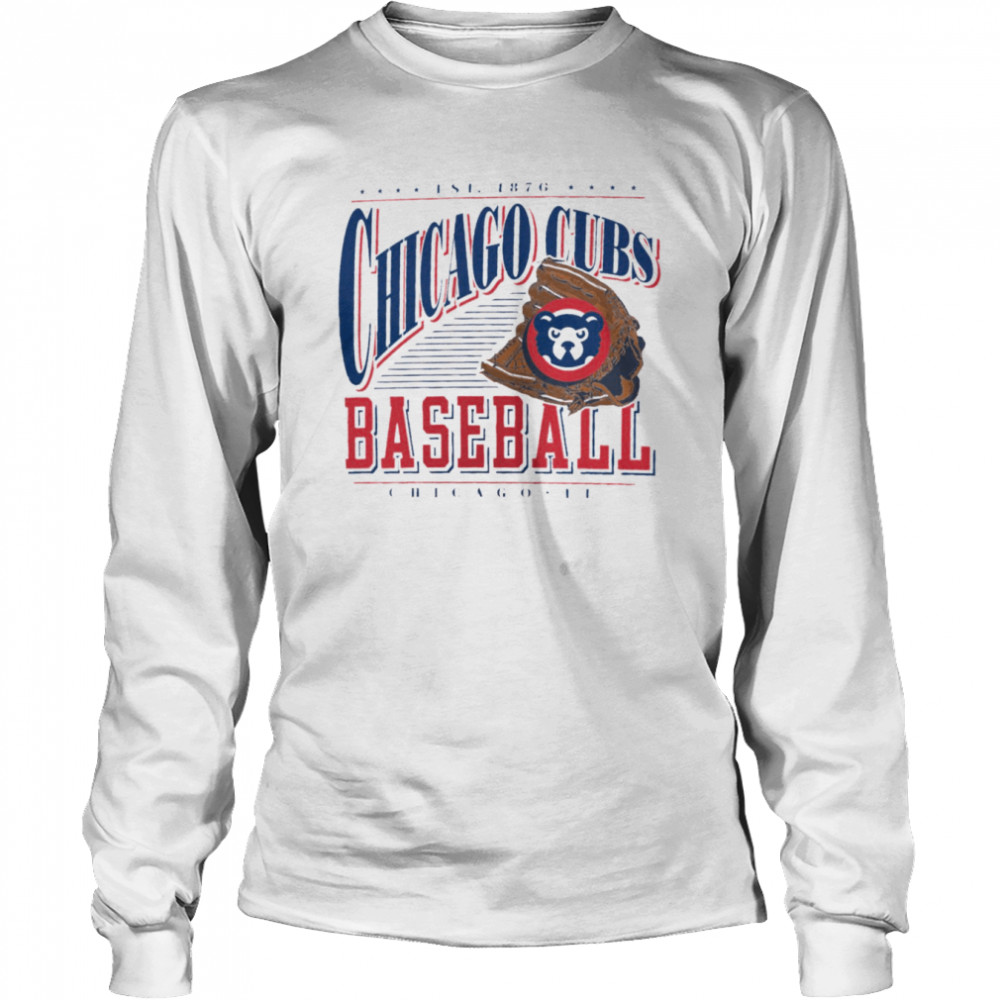 Chicago Cubs Cooperstown Collection Winning Time T- Long Sleeved T-Shirt