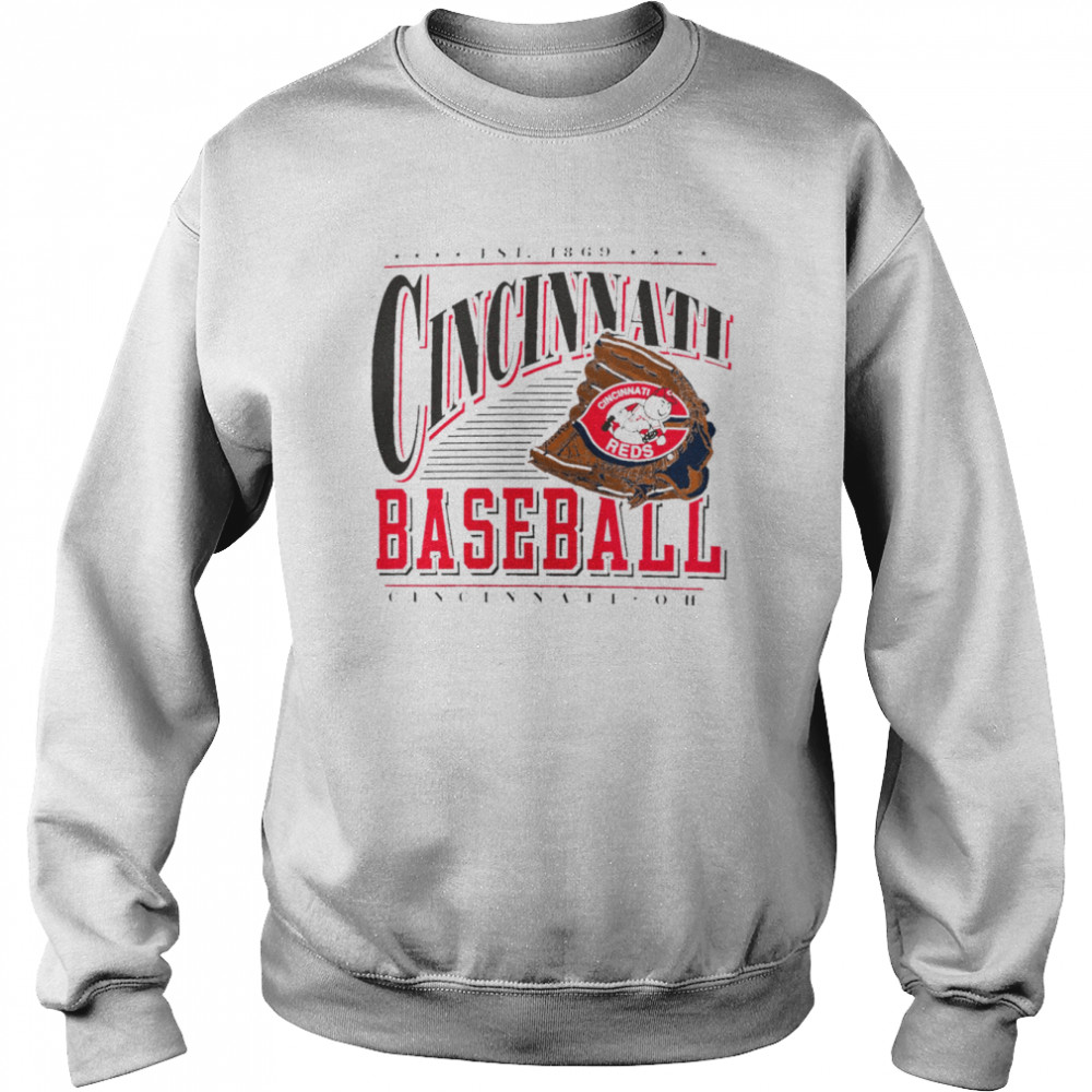 Cincinnati Reds Cooperstown Collection Winning Time T- Unisex Sweatshirt