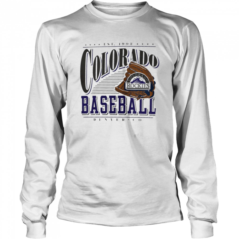 Colorado Rockies Cooperstown Collection Winning Time T- Long Sleeved T-Shirt