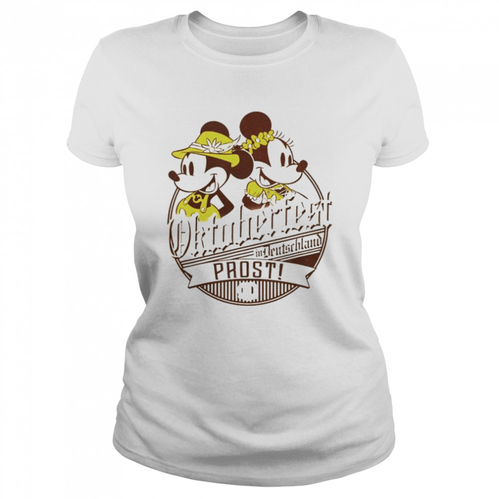 Disney Mickey &Amp; Friends Oktoberfest Mickey &Amp; Minnie Shirt Classic Women'S T-Shirt