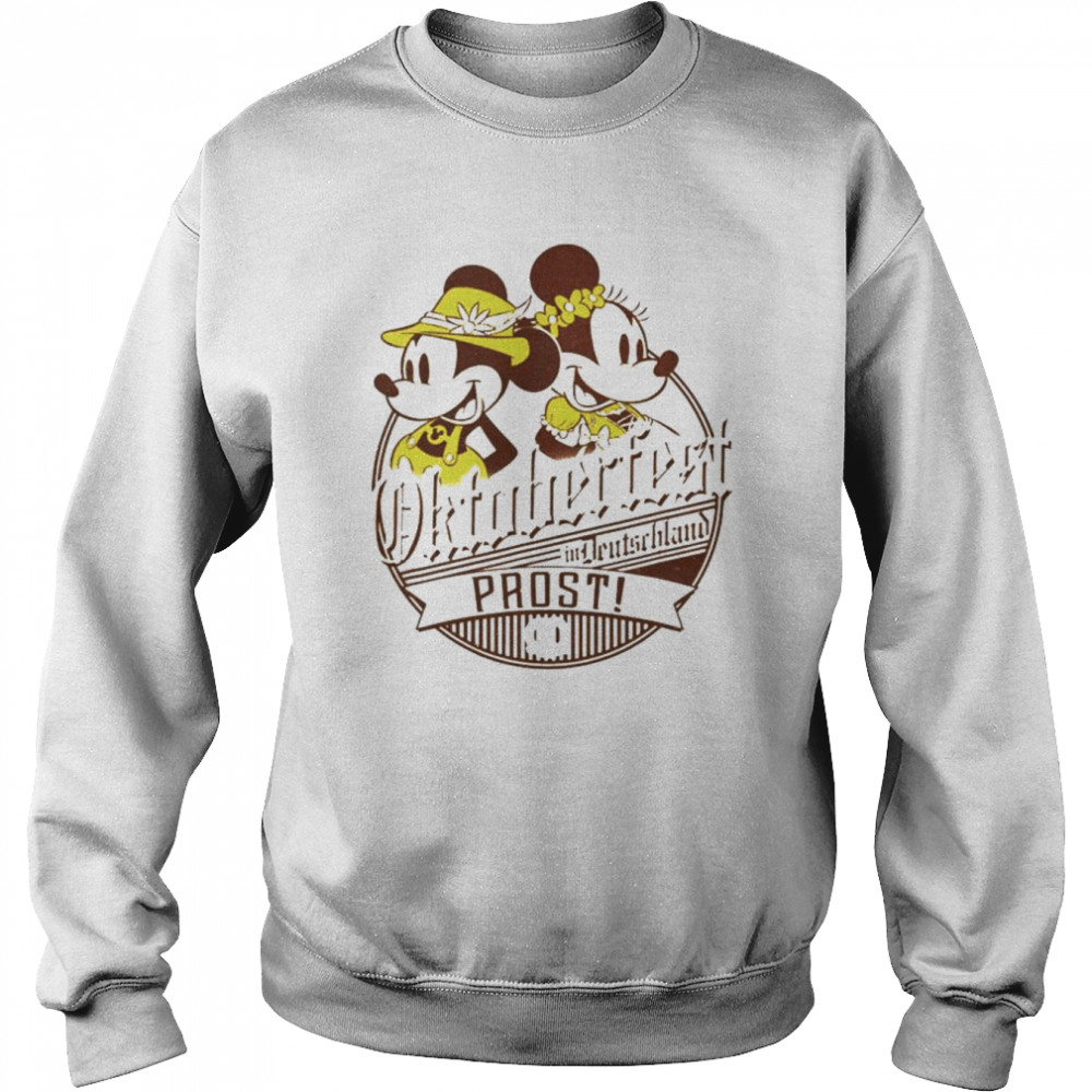 Disney Mickey Friends Oktoberfest Mickey Minnie Shirt Unisex Sweatshirt