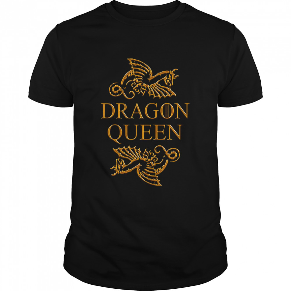 Dragon Queen House Of The Dragon Style Gold shirt