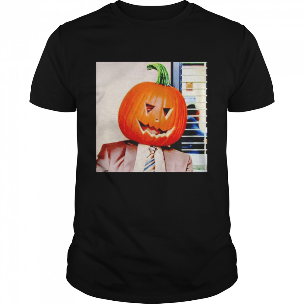 Dwight pumpkin head Halloween shirt