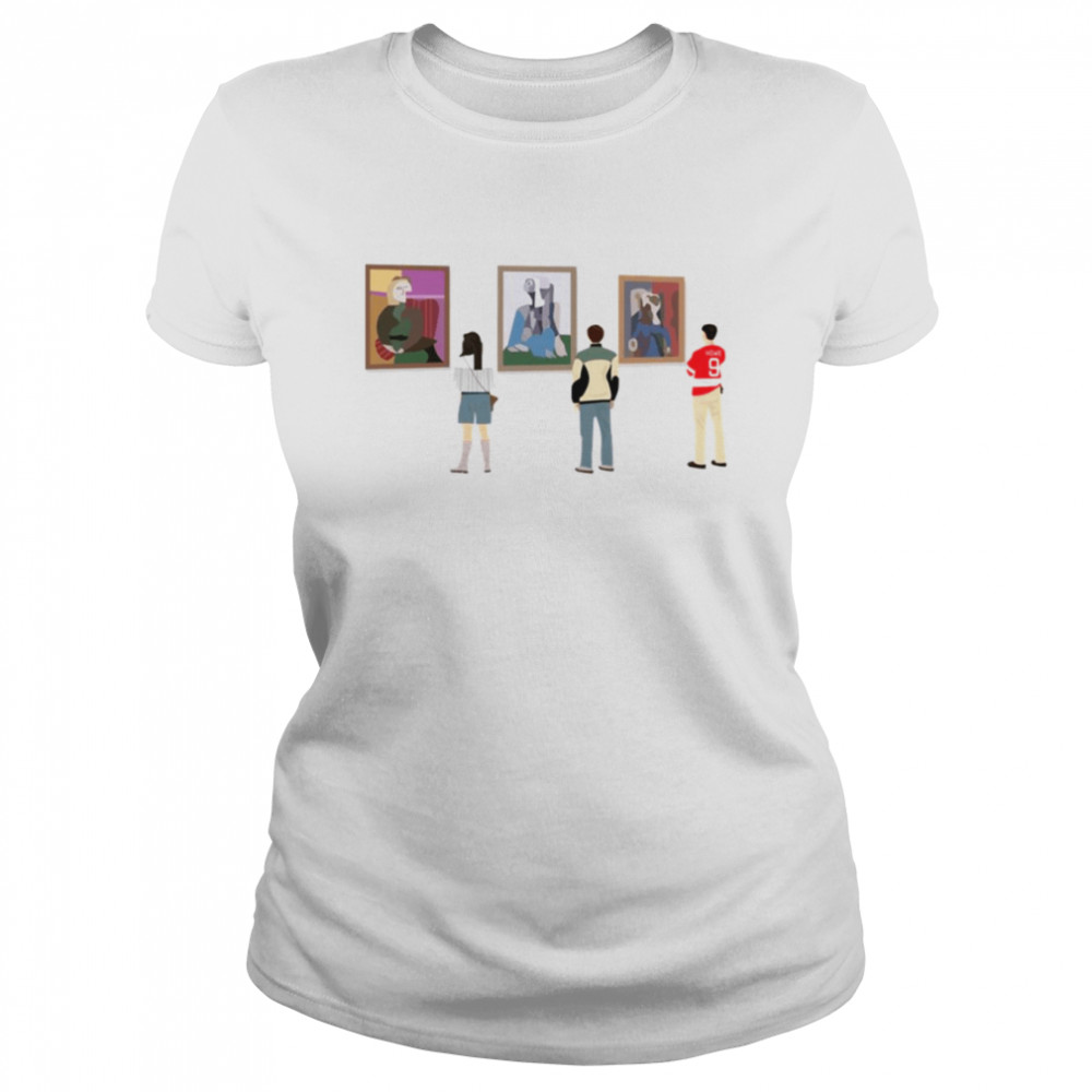 Ferris Bueller Character At The Museum Shirt Classic Womens T Shirt