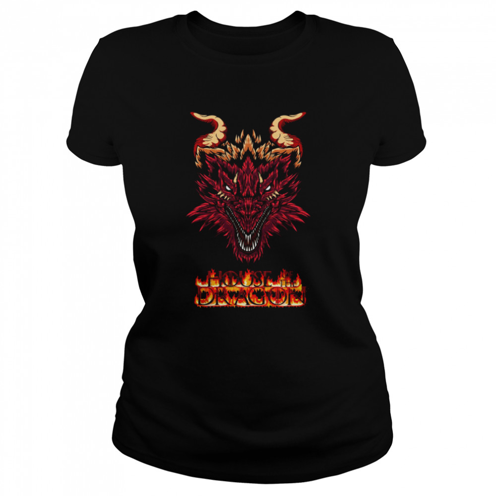 Fire Will Reign Rhaegal House Of The Dragon 2 Targaryenas 2022 Shirt Classic Womens T Shirt