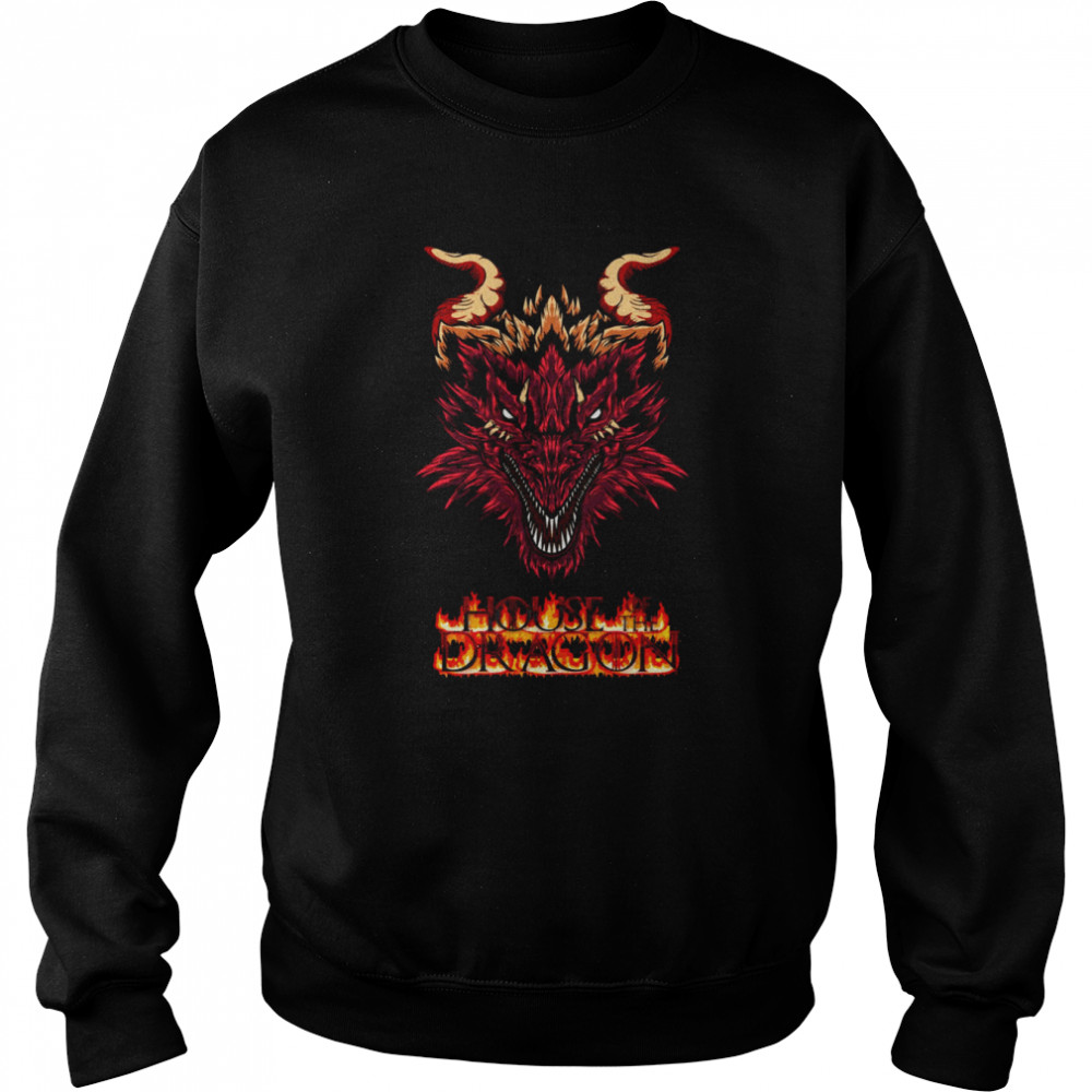 Fire Will Reign Rhaegal House Of The Dragon 2 Targaryenas 2022 Shirt Unisex Sweatshirt