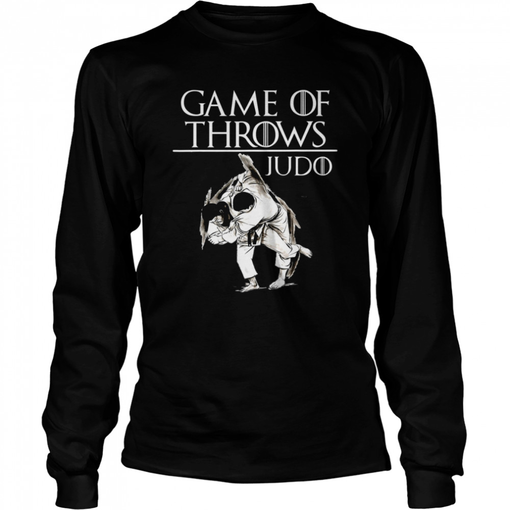 Game Of Throws Judo Game Of Thrones Font Shirt Long Sleeved T-Shirt