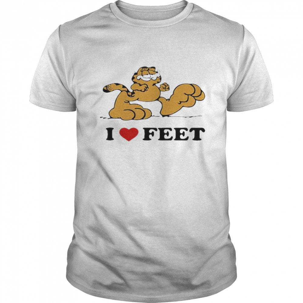 Garfield I Love Feet Tee Shirt