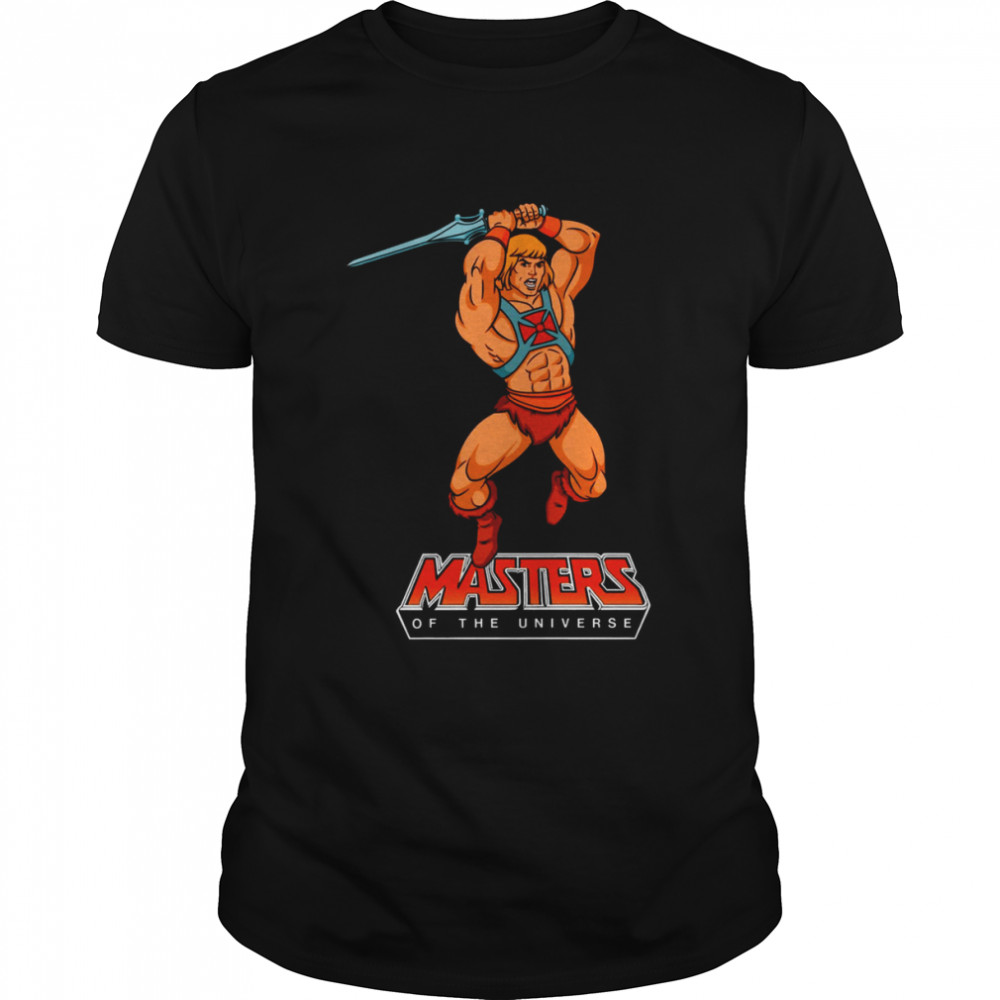 He-Man Charging Into Battle Master Of The Universe shirt