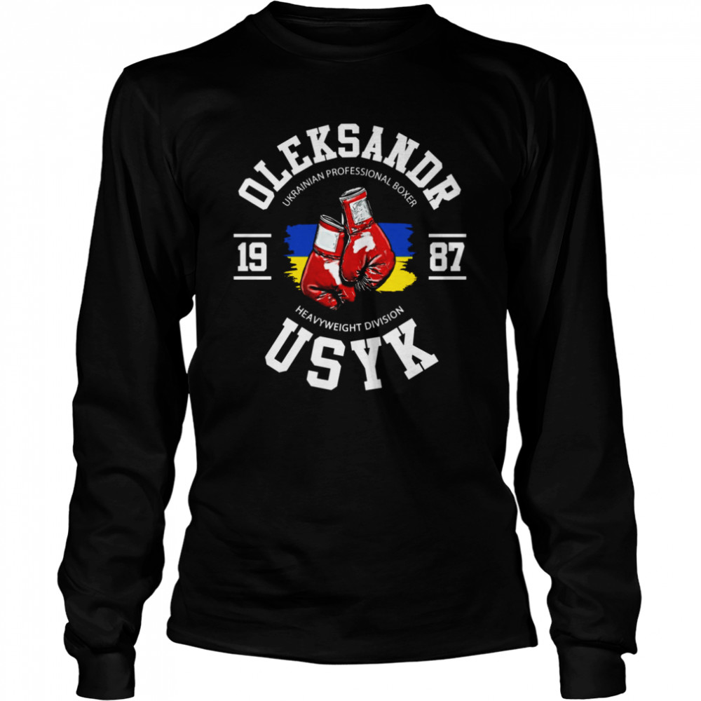 Heavyweight Division Oleksandr Usyk Shirt Long Sleeved T-Shirt