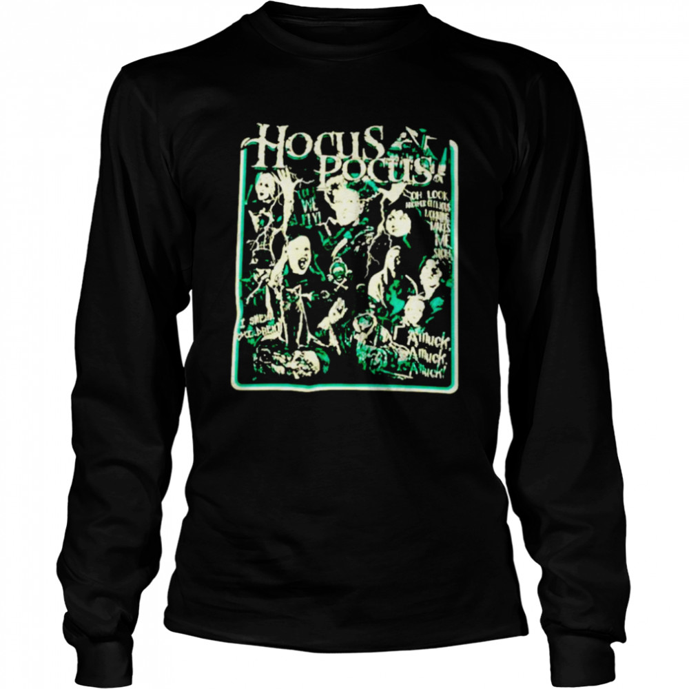 Hocus Pocus Halloween Vibes Shirt Long Sleeved T-Shirt