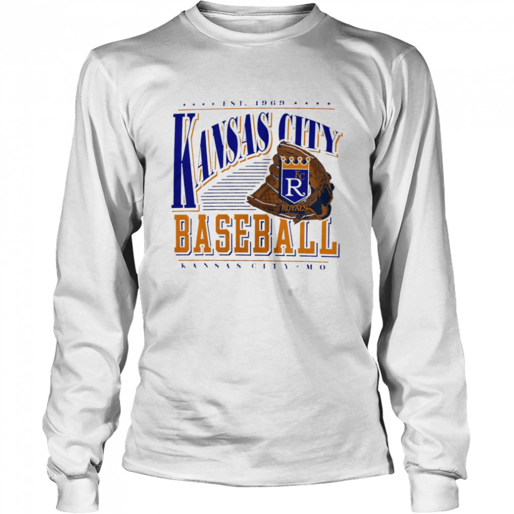 Kansas City Royals Cooperstown Collection Winning Time T- Long Sleeved T-Shirt