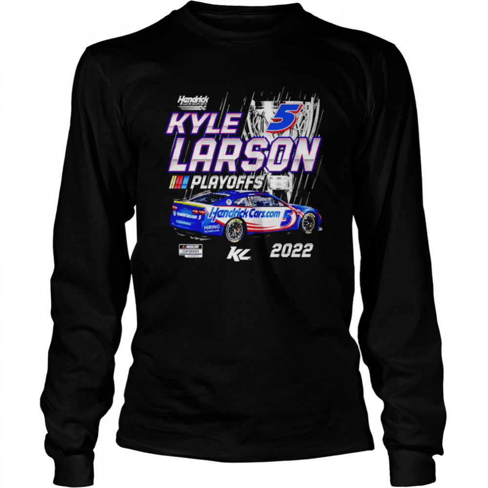 Kyle Larson Hendrick Motorsports Team Collection Black 2022 Nascar Cup Series Playoffs Shirt Long Sleeved T Shirt