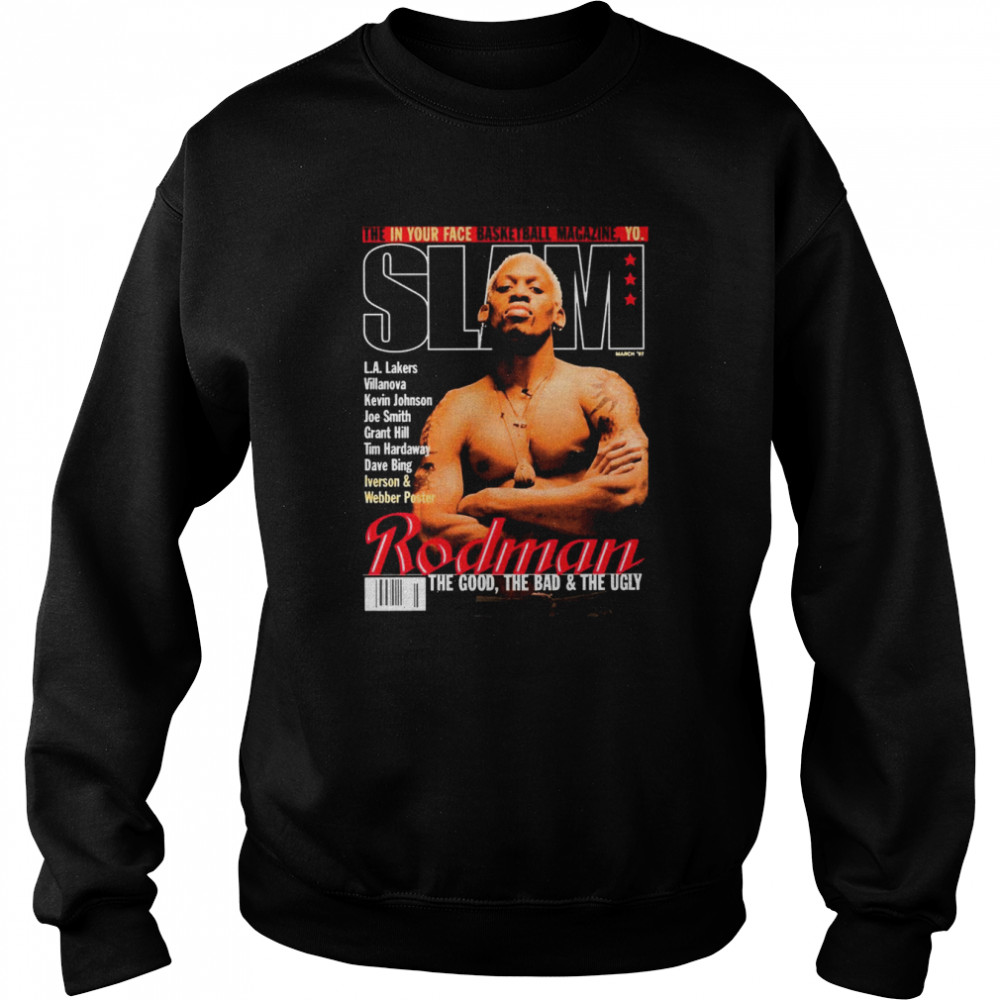 Magazine Cover Style Dennis Rodman Shirt Unisex Sweatshirt