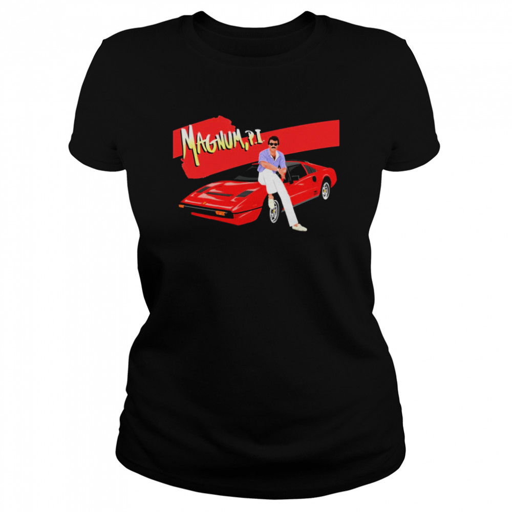 Magnum Red Car Clint Eastwood Shirt Classic Womens T Shirt