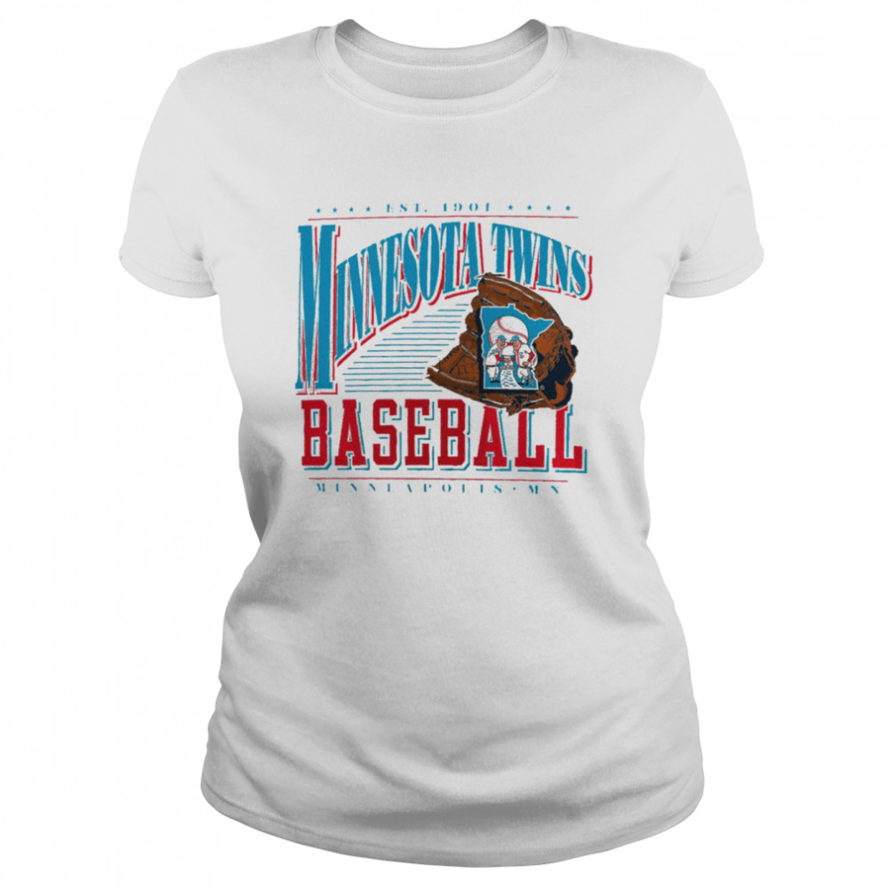 Minnesota Twins Cooperstown Collection Winning Time T Classic Womens T Shirt