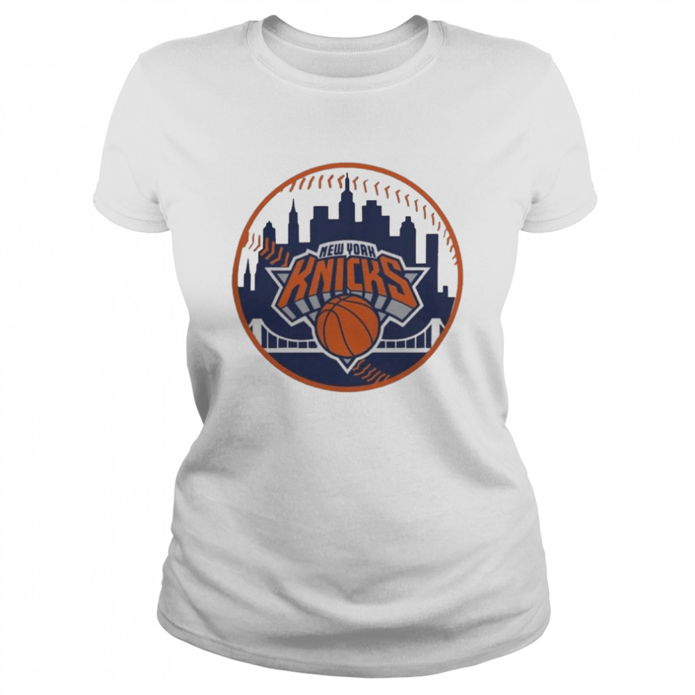 New York Mets Knicks Night Vs Los Angeles Dodgers August 30 Classic Womens T Shirt