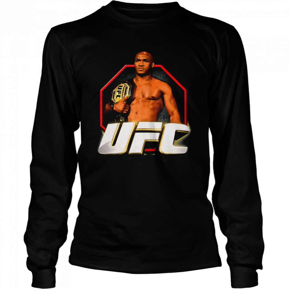 Nigerian Nightmare Ufc Welterweight Fighter Kamaru Usman Shirt Long Sleeved T-Shirt