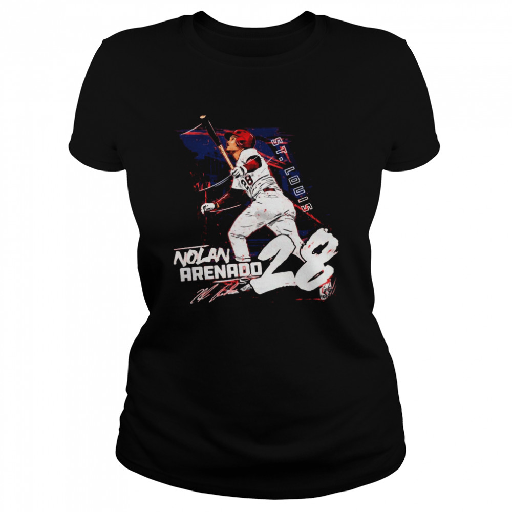 Nolan Arenado 28 St. Louis Baseball Vintage Shirt Classic Women'S T-Shirt