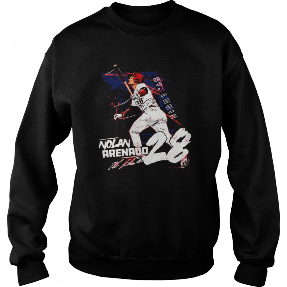 Nolan Arenado 28 St Louis Baseball Vintage Shirt Unisex Sweatshirt