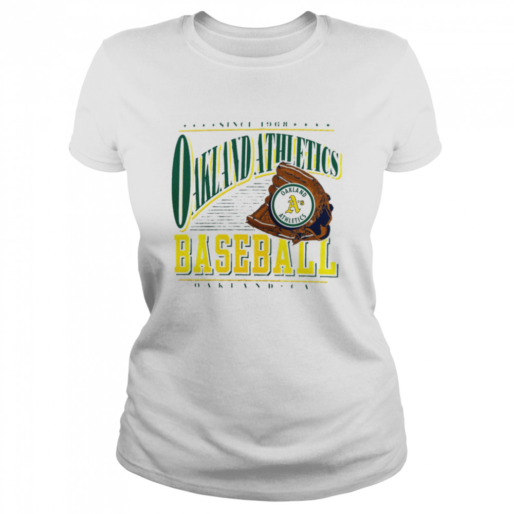Oakland Athletics Cooperstown Collection Winning Time T Classic Womens T Shirt