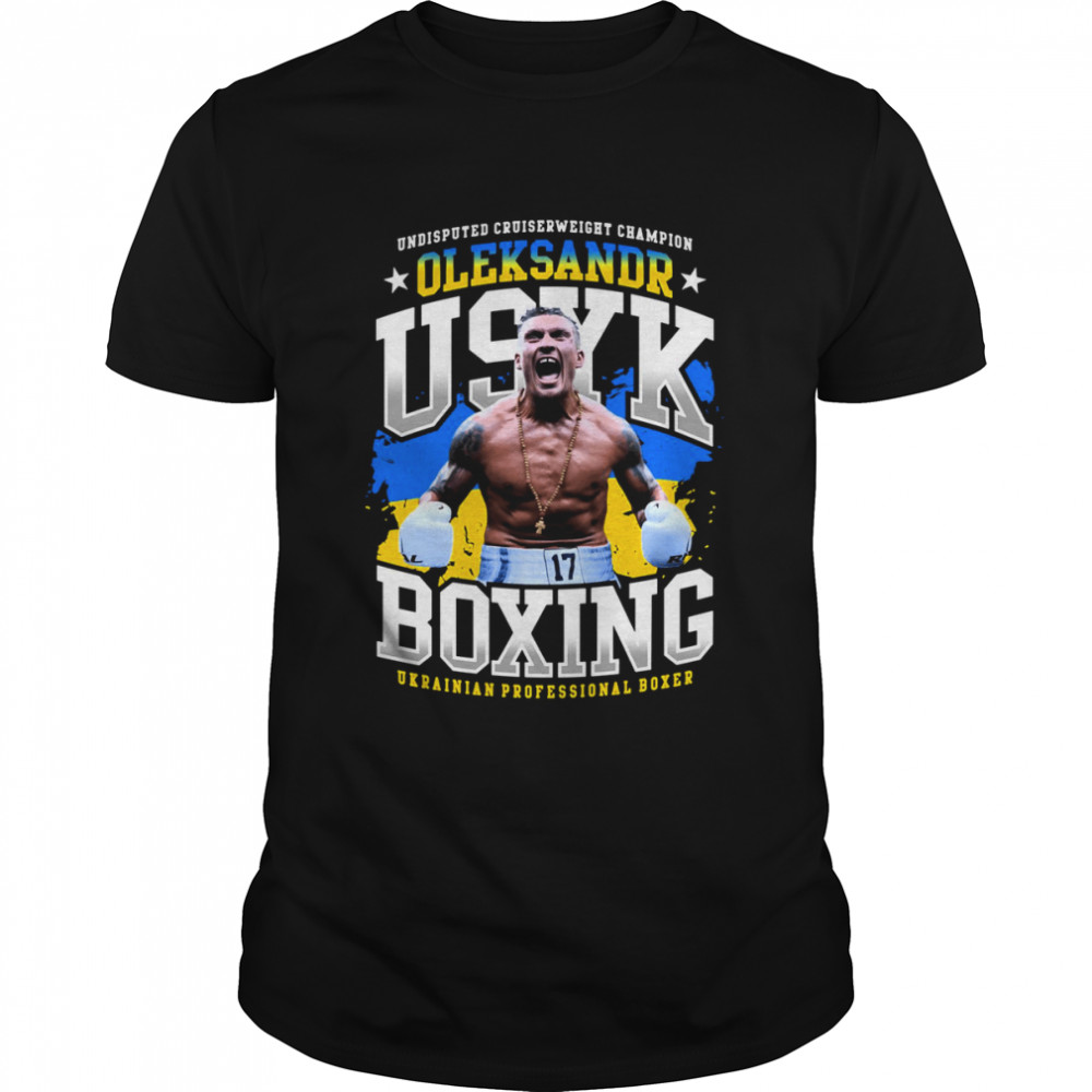 Oleksandr USYK Boxing Ukrainian Professional Boxer Jab Ole shirt