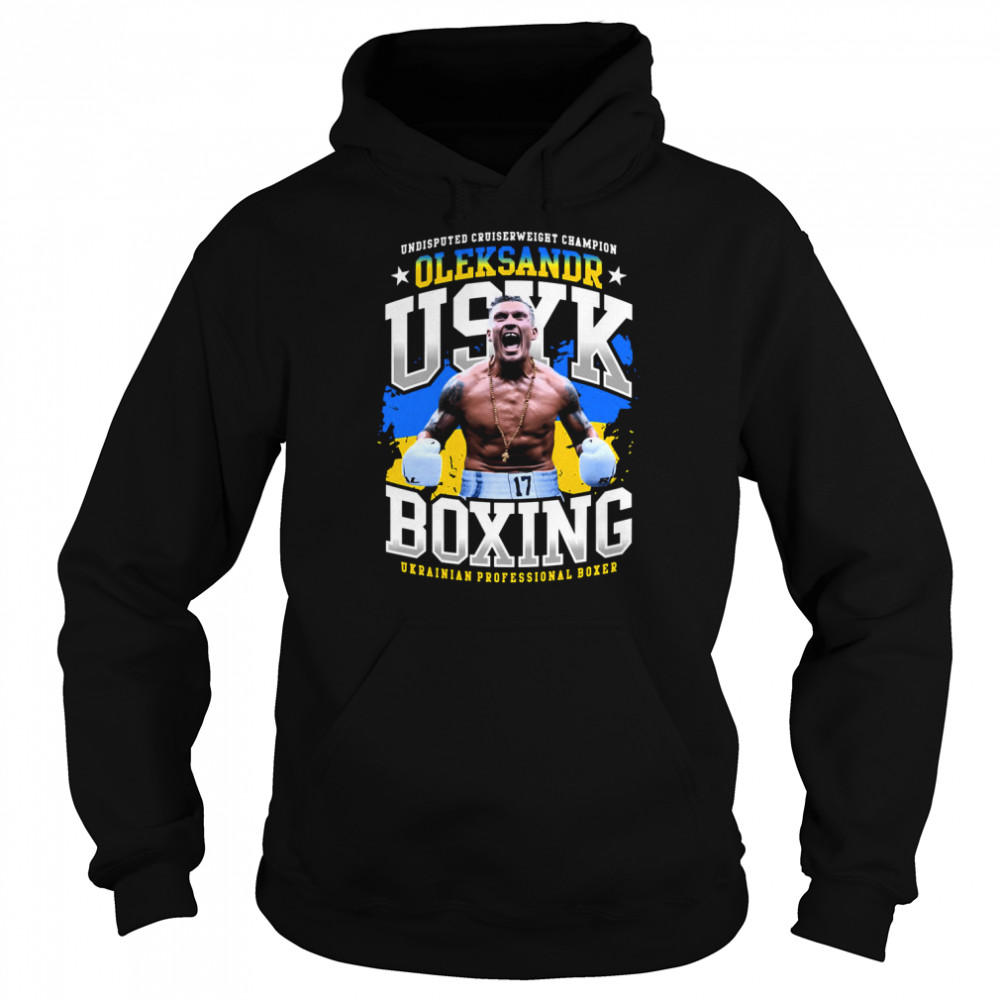 Oleksandr Usyk Boxing Ukrainian Professional Boxer Jab Ole Shirt Unisex Hoodie