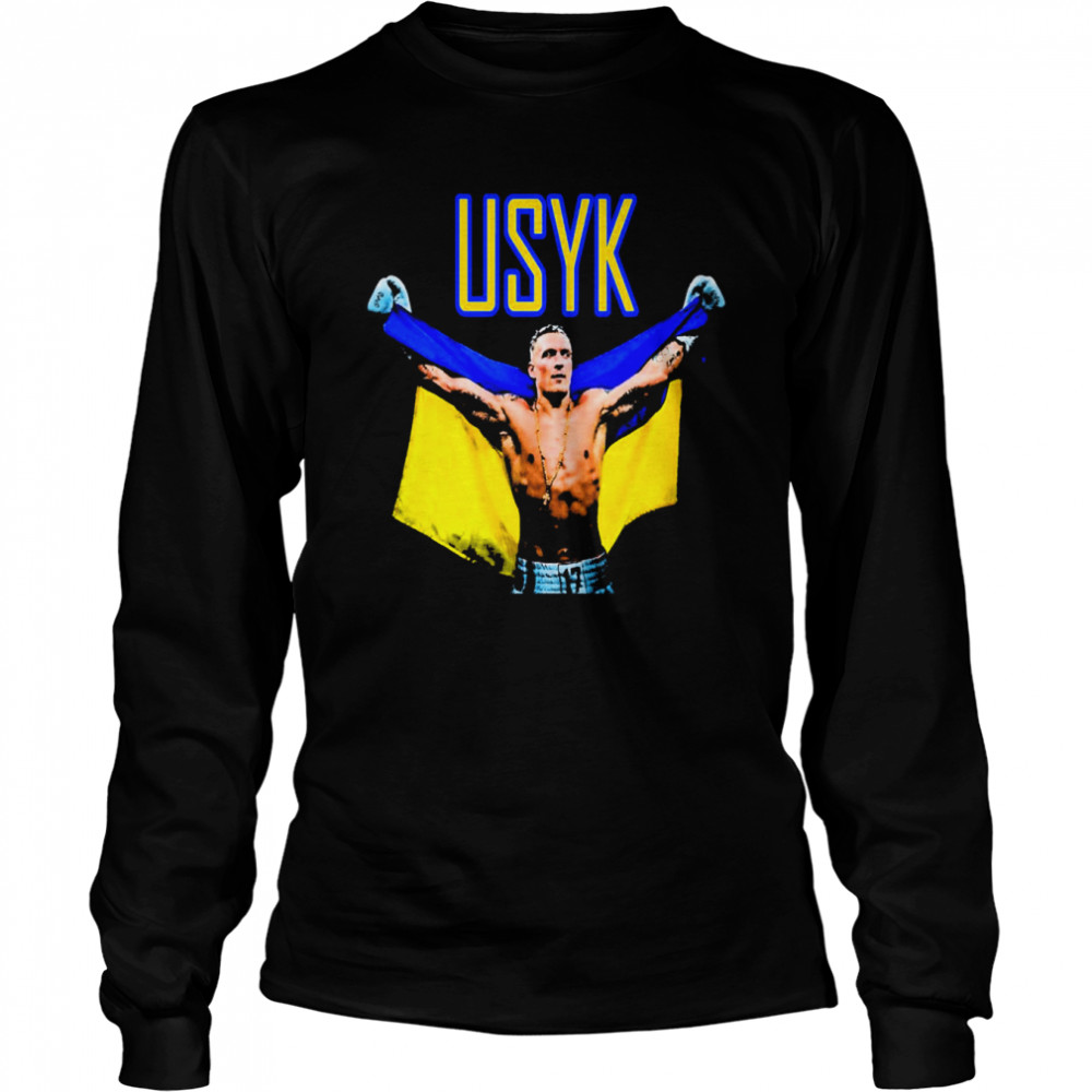 Oleksandr Usyk Wins Ukraine Shirt Long Sleeved T-Shirt