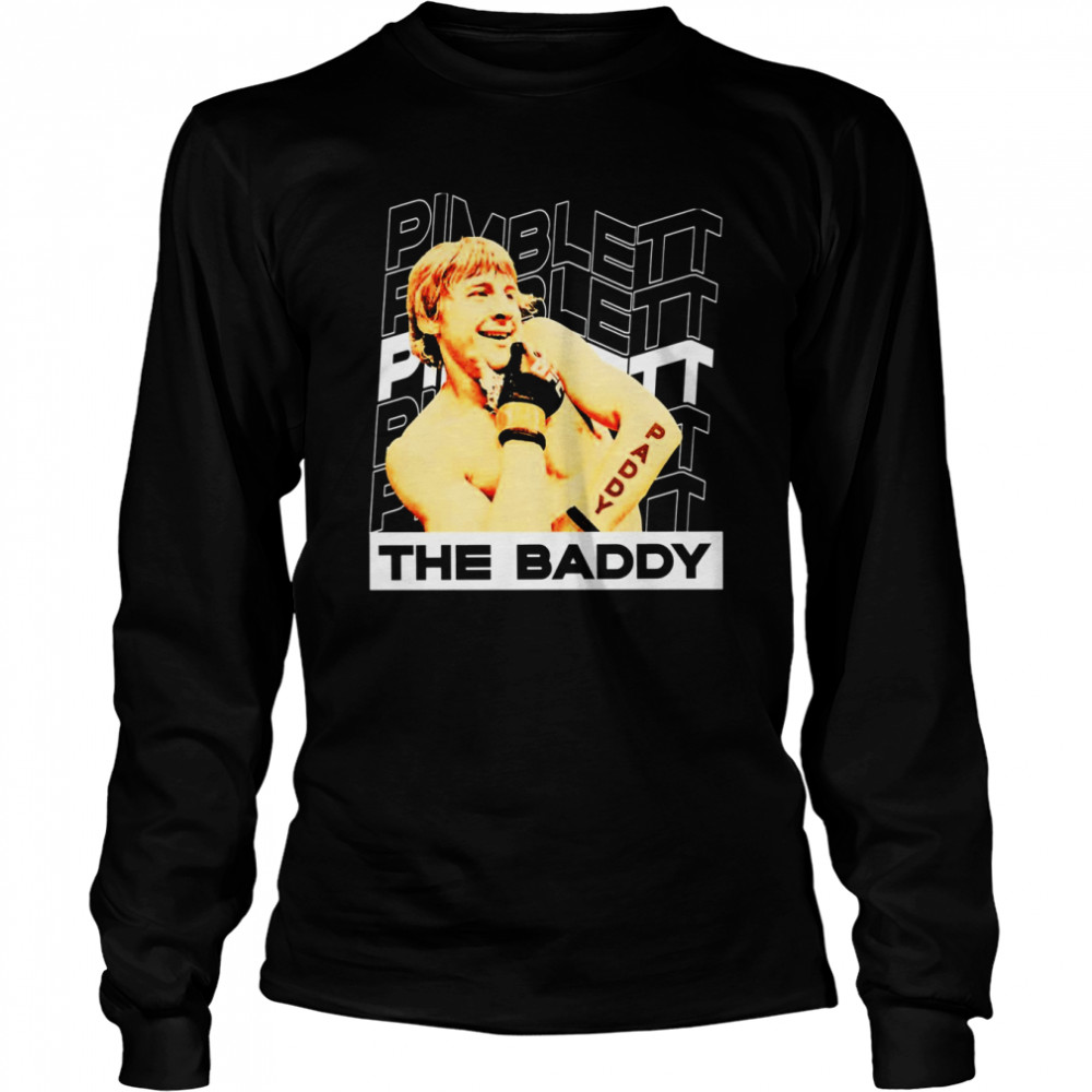 Paddy The Baddy Pimblett Mma Shirt Long Sleeved T-Shirt