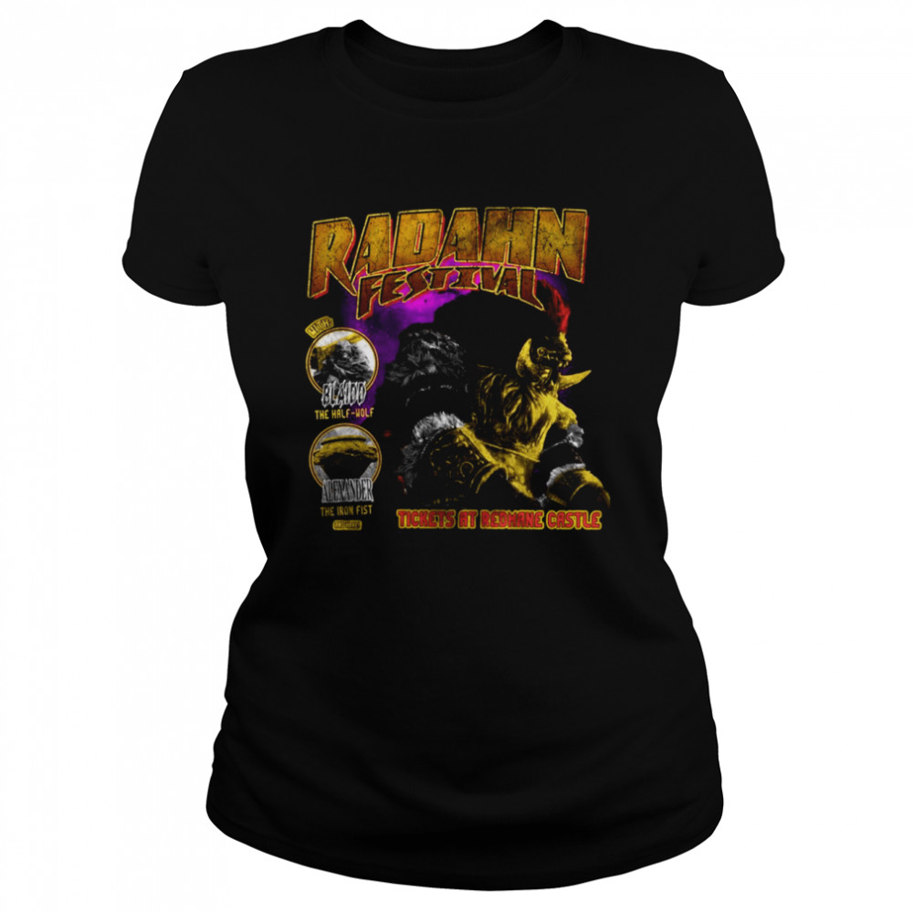 Radahn Festival Elden Ring With Blaidd Alexander Vintage Shirt Classic Women'S T-Shirt