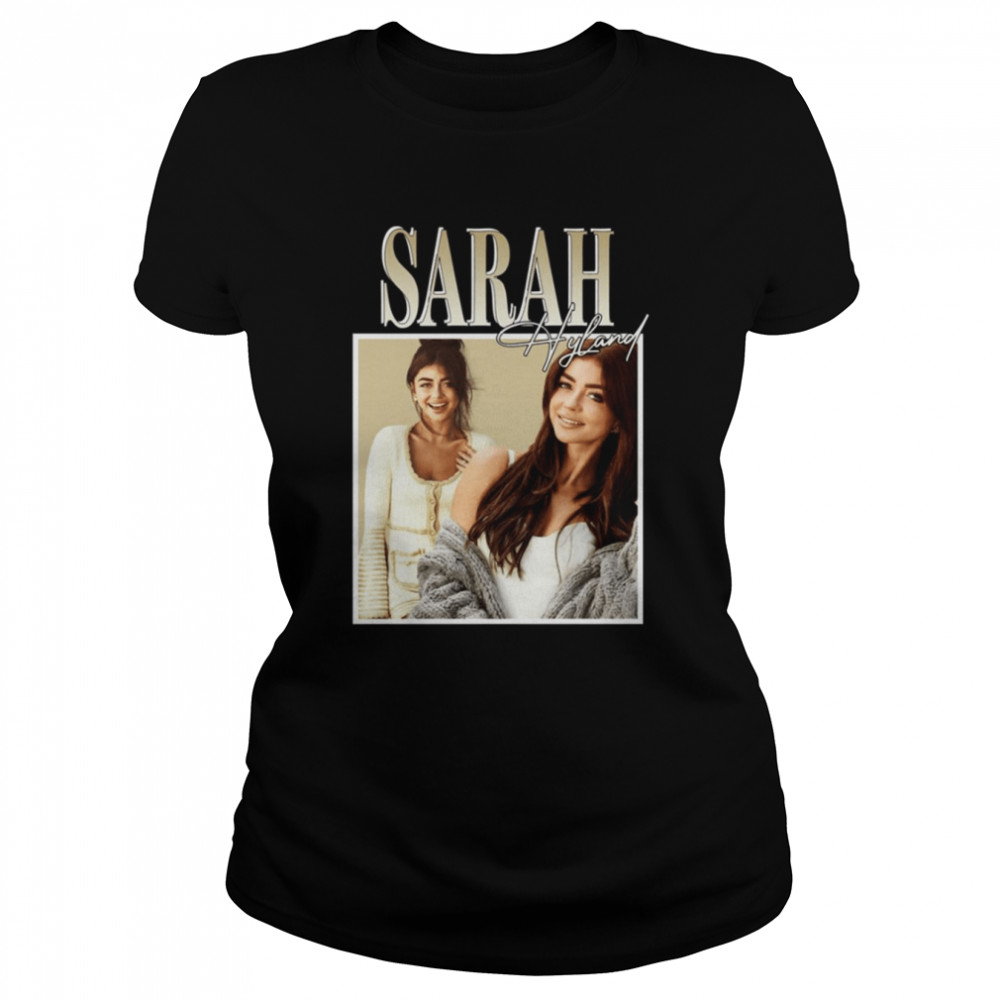 Sarah Hyland Vintage Bootleg Shirt Classic Women'S T-Shirt