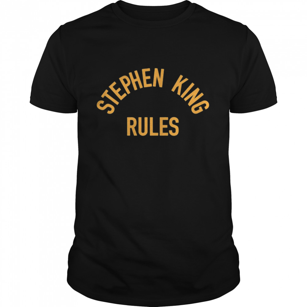 Stephen King The King Rules shirt