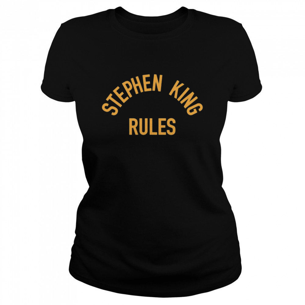 Stephen King The King Rules Shirt Classic Women'S T-Shirt