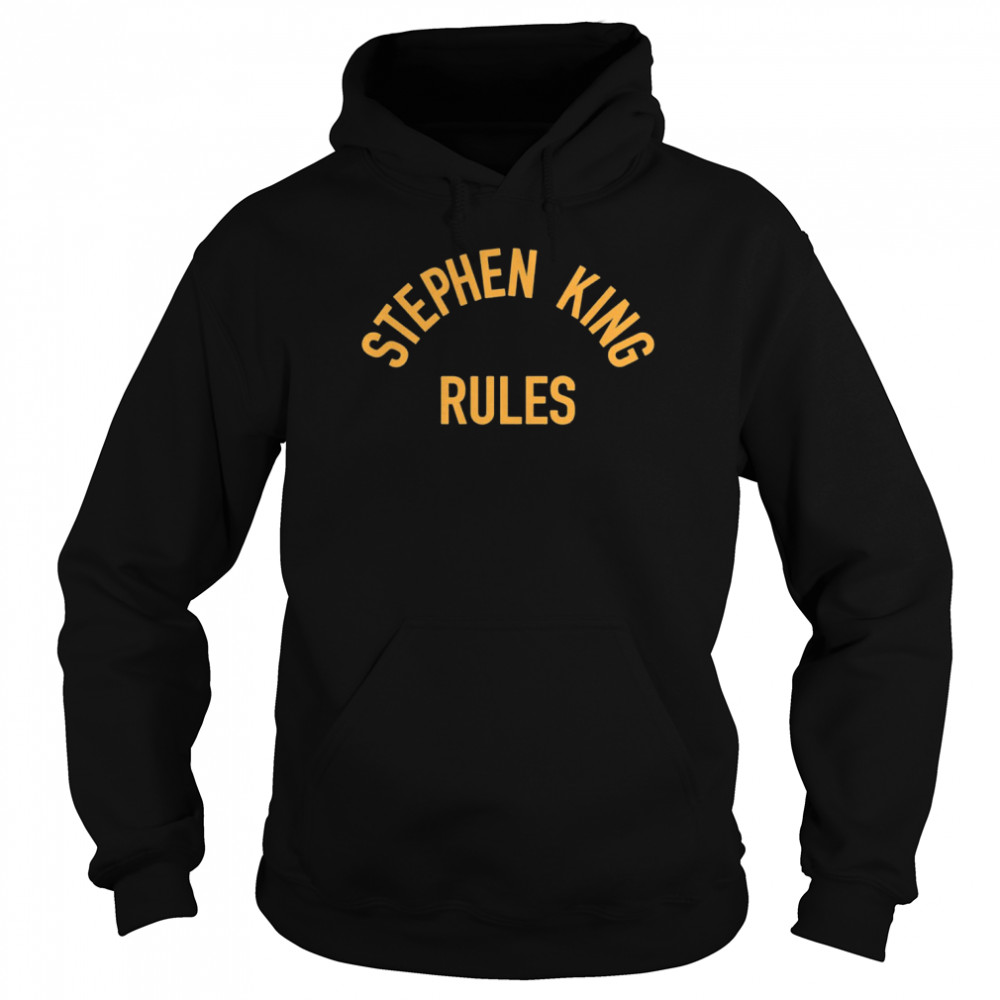 Stephen King The King Rules Shirt Unisex Hoodie