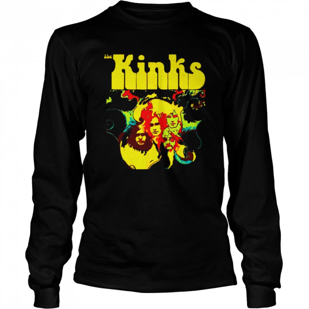 The Kinks Love Rock Band Retro Vintage Shirt Long Sleeved T Shirt
