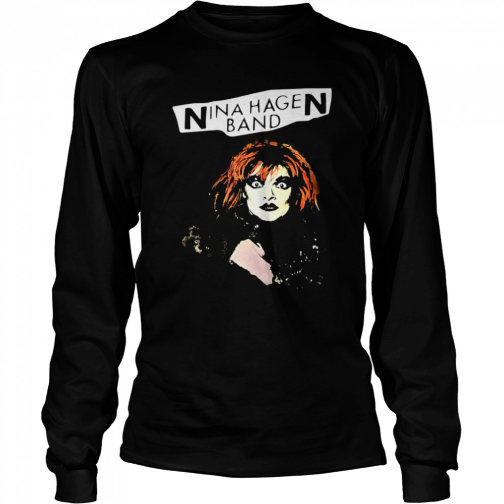 The Nina Punk Unbe Nina Hagen Band Shirt Long Sleeved T Shirt