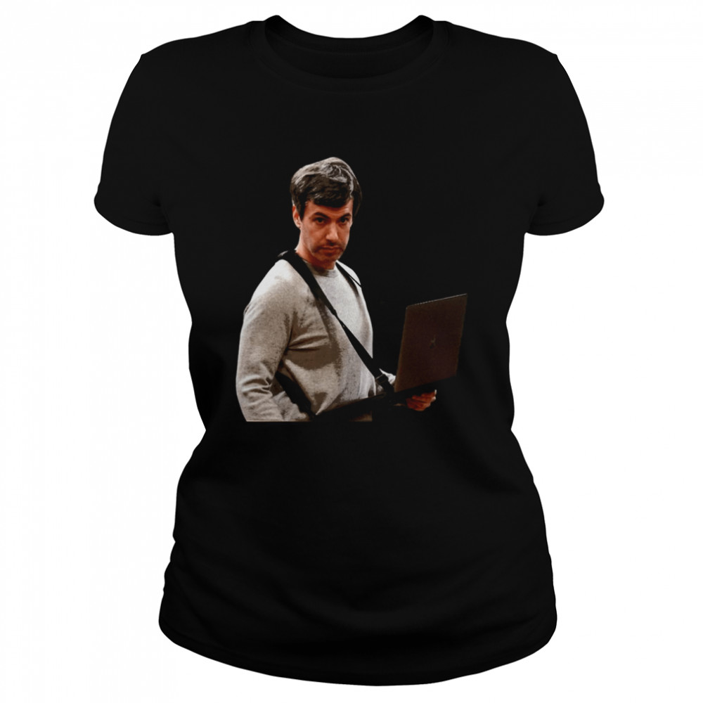 The Rehearsal Nathan With Laptop Harness Shirt Classic Womens T Shirt