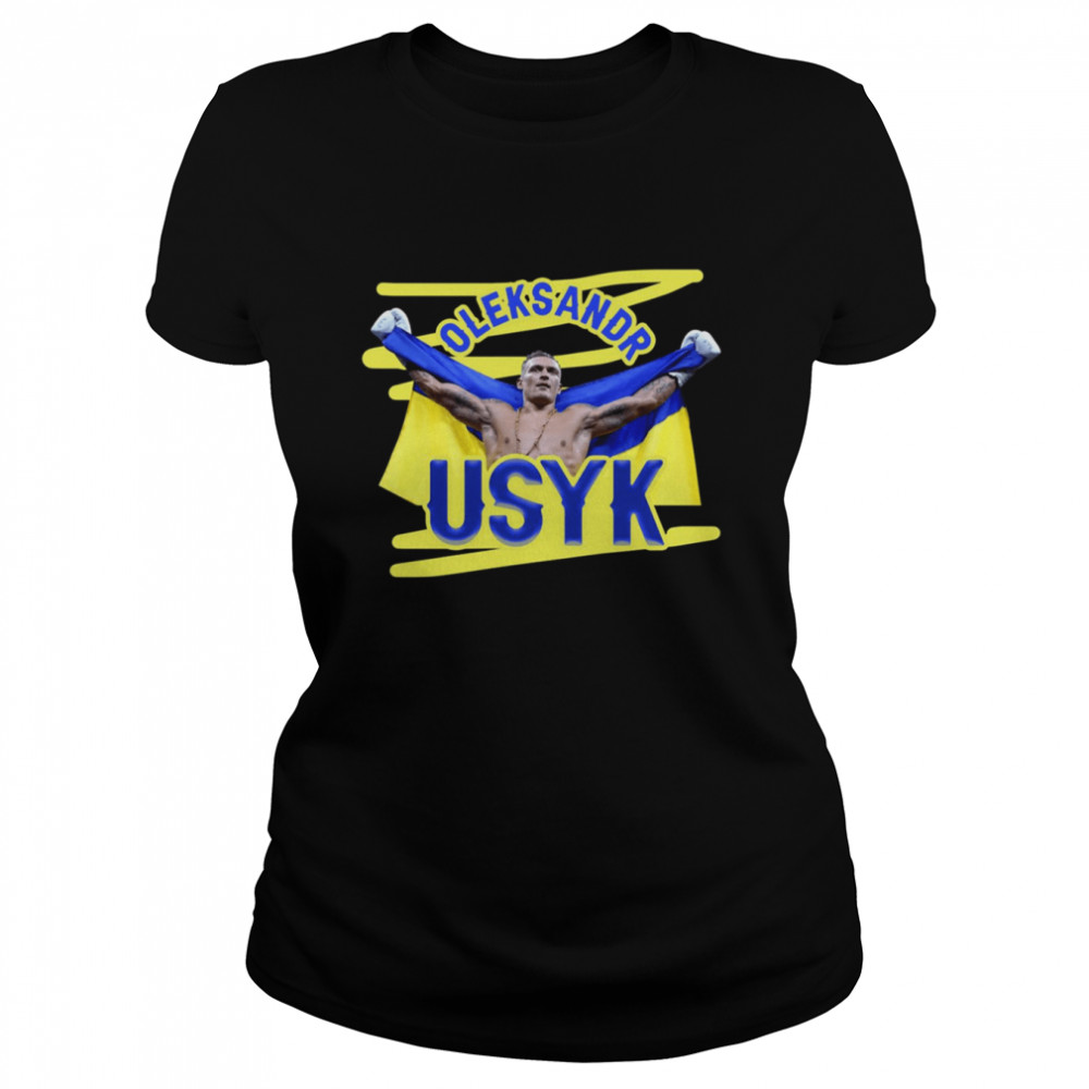 The Winner Oleksandr Usyk Boxing Shirt Classic Womens T Shirt