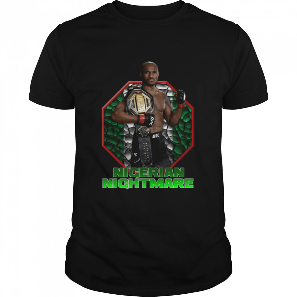 UFC Welterweight Champion Kamaru Usman Nigerian Nightmare shirt