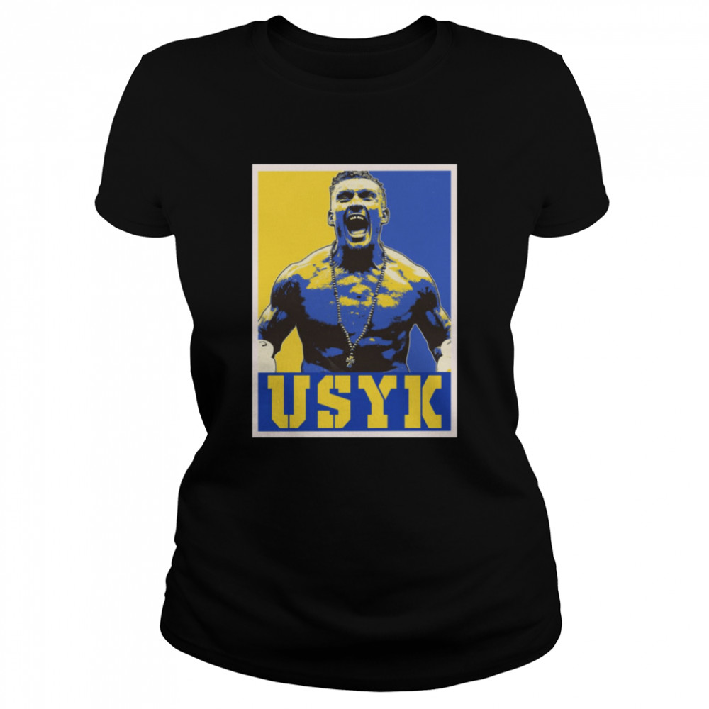 Ukrainian Oleksandr Usyk Ukraine Flag Shirt Classic Women'S T-Shirt