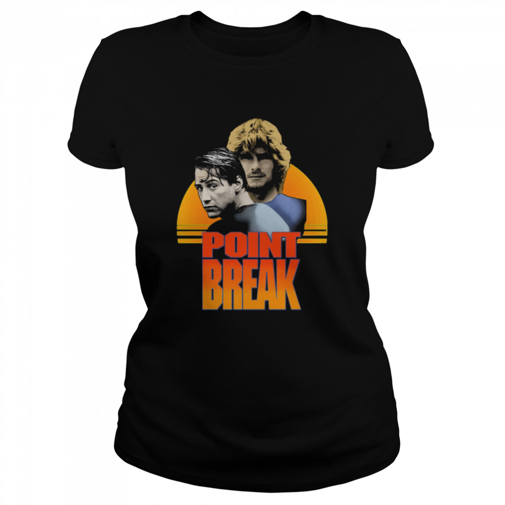 Utah And Bodhi Point Break Retro Vintage Shirt Classic Womens T Shirt