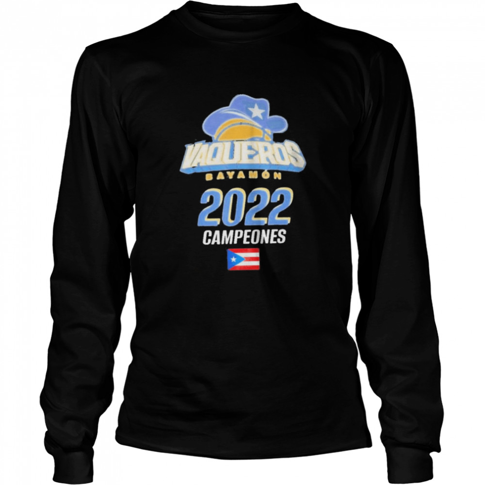 Vaqueros De Bayamon Campeones 2022  Long Sleeved T-Shirt