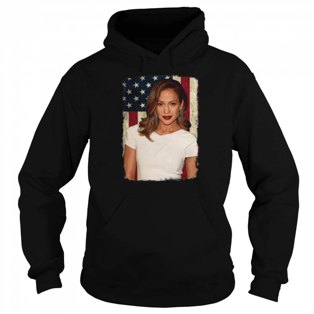 Vintage American Flag Diva Jenifer Legend Shirt Unisex Hoodie