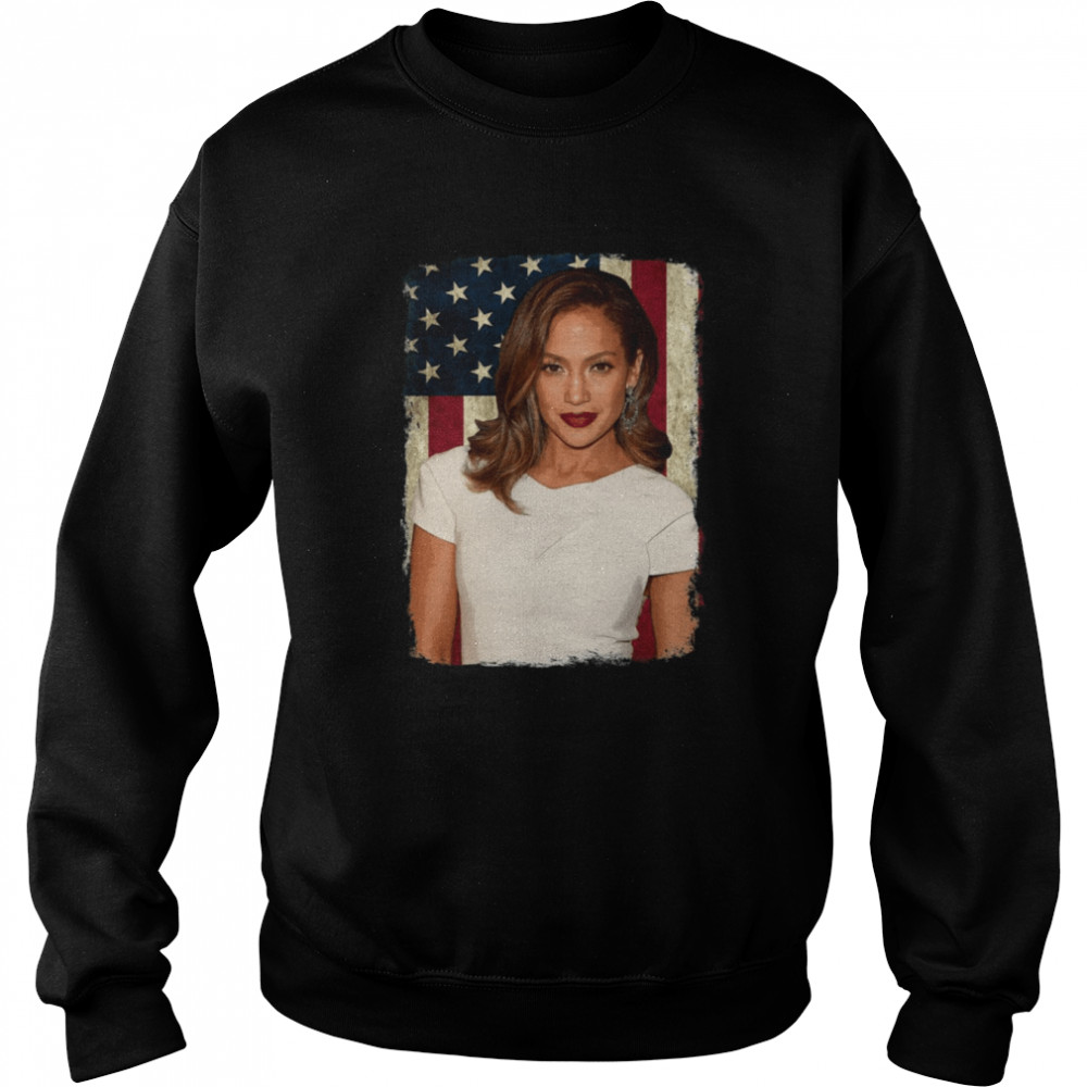 Vintage American Flag Diva Jenifer Legend Shirt Unisex Sweatshirt