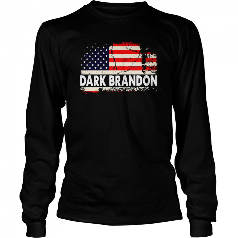 Dark Brandon Us Flag Vintage Shirt Long Sleeved T-Shirt