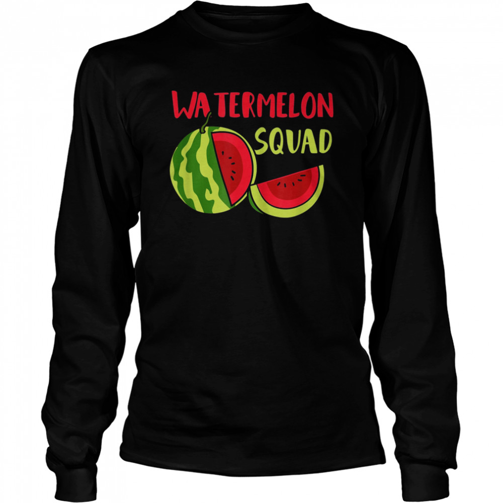 Watermelon Squad Tropical Fruits T- Long Sleeved T-Shirt