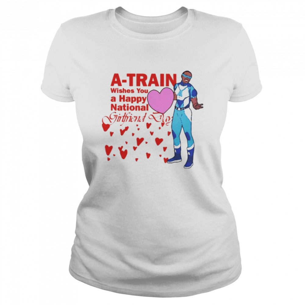 A Train Wishes You A Happy National Girlfriend Day Shirt Classic Women'S T-Shirt